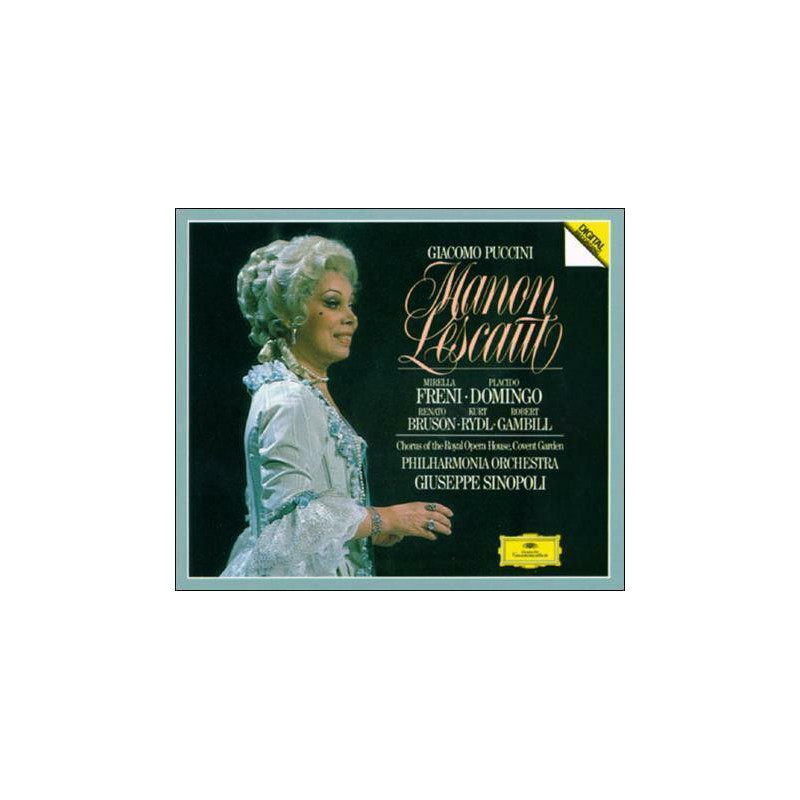 PUCCINI SINOPOLI / DOMINGO / FRENI / PHI - MANON LESCAUT PUCCINI SINOPOLI / DOMINGO / FRENI / PHI - MANON LESCAUT