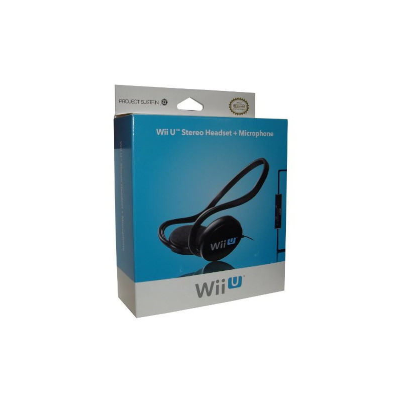 WIIU STEREO HEADSET + MICROPHONE - STEREO HEADSET + MICROPHONE