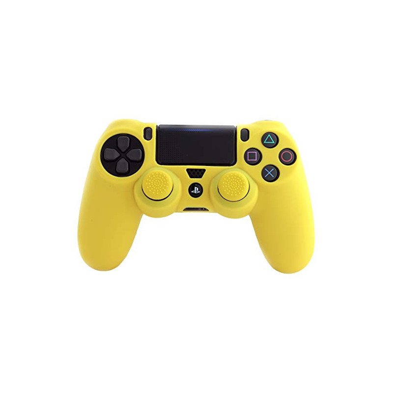 PS4 FUNDA SILICONA MANDO  - AMARILLO - AMARILLO - FUNDA SILICONA MANDO