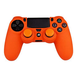 PS4 FUNDA SILICONA NARANJA...