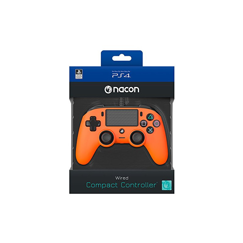 PS4 MANDO NACON CON CABLE NARAJA - MANDO NACON CON CABLE NARANJA