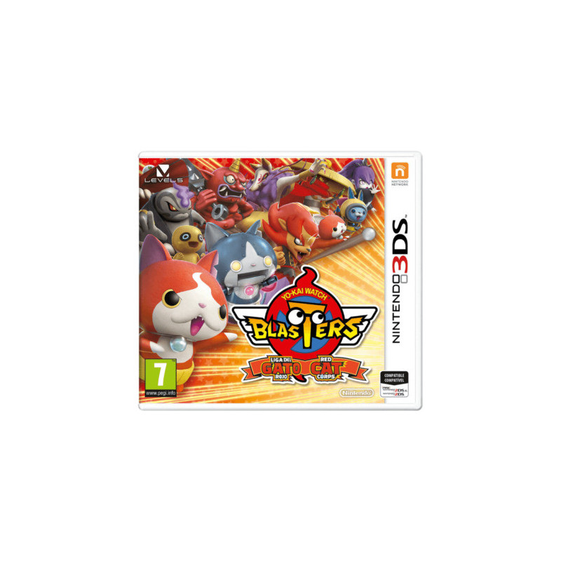 N3DS YO-KAI WATCH BLASTERS - LIGA DEL GA - GATO ROJO LIGA - YO-KAI WATCH BLASTERS