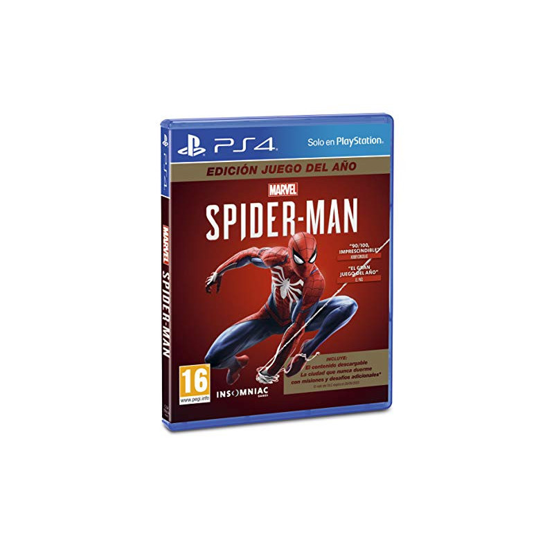 PS4 SPIDER-MAN - ED. JUEGO DEL AÑO - JUEGO DEL AÑO SPIDER-MAN