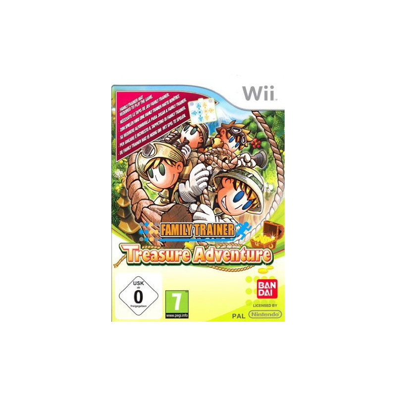 WII FAMILY TRAINER TREASURE ADVENTURE - TREASURE ADVENTURE