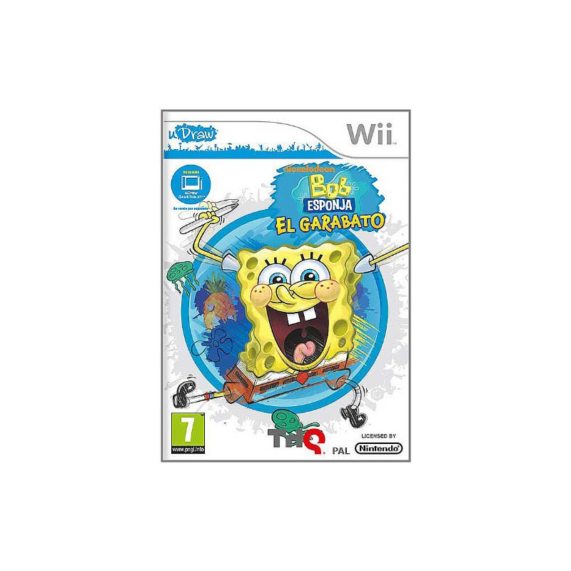 WII UDRAW BOB ESPONJA