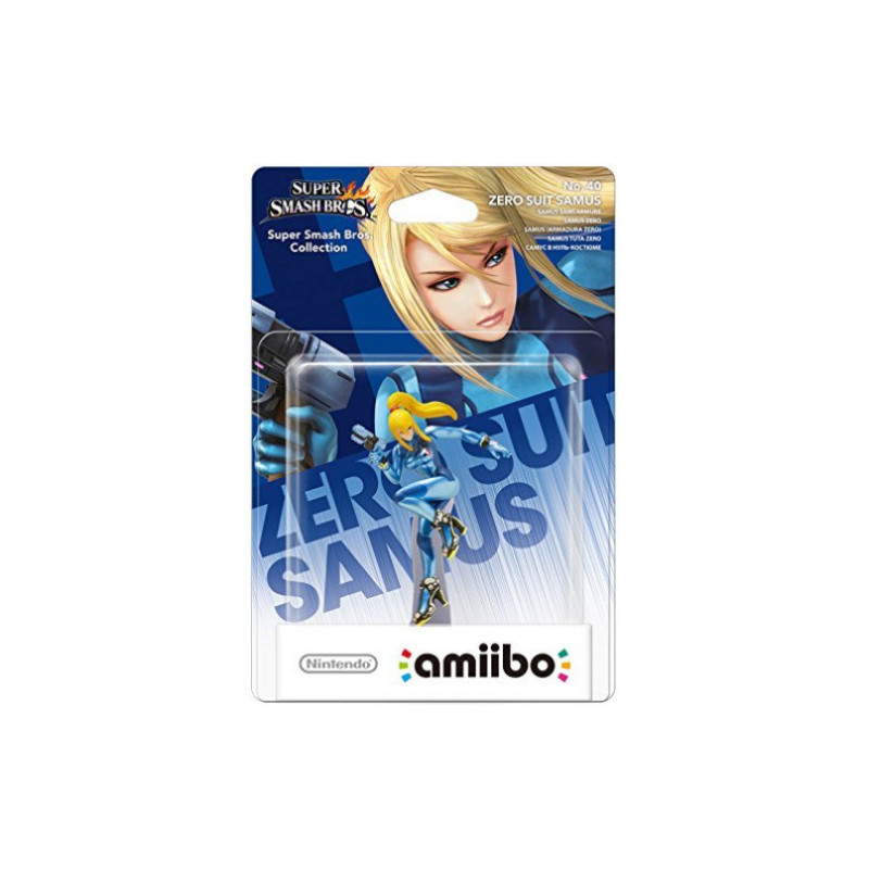 AMIIBO FIGURA ZERO SUIT SAMUS - FIGURA ZERO SUIT SAMUS