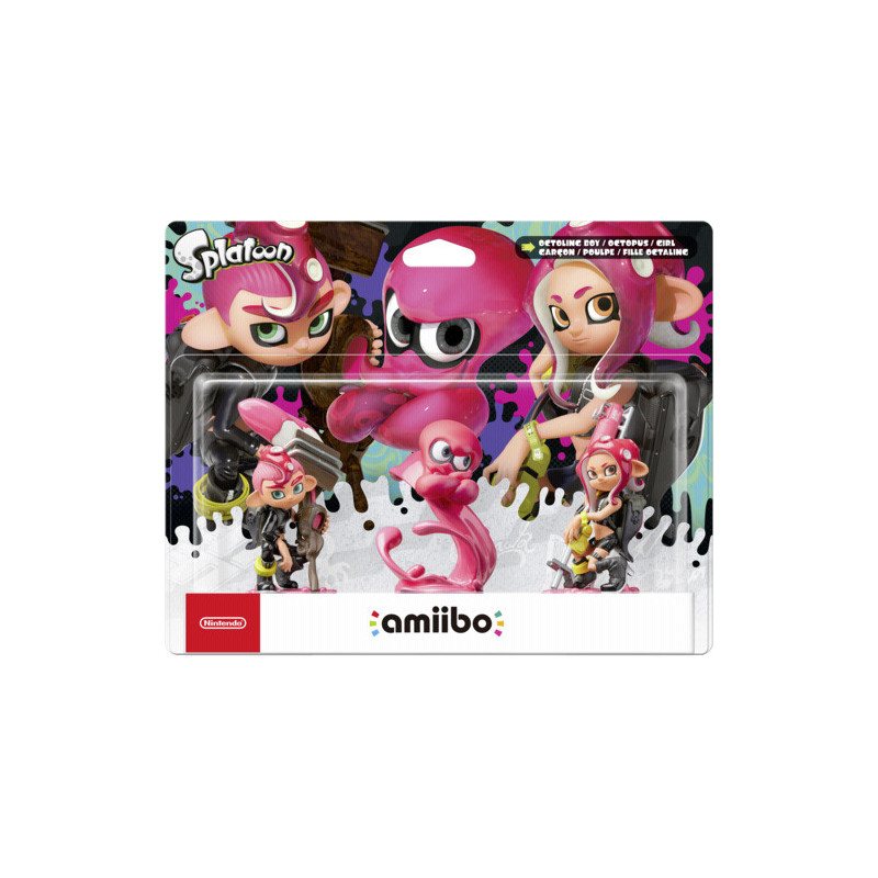 AMIIBO SPLATOON PACK 3 (BOY, GIRL, OCT.) - SPLATOON PACK 3