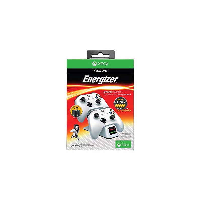 XONE CARGADOR ENERGIZER 2 MANDOS BLANCO