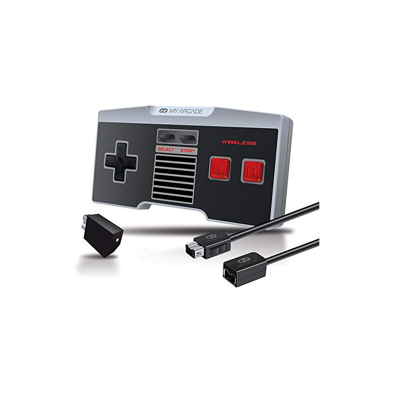 RETRO MANDO INALAMBRICO NINTENDO CLASSIC - MANDO INALAMBRICO + CABLE EX. NINTENDO C