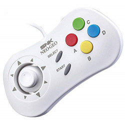 RETRO MANDO NEOGEO MINI BLANCO - MANDO NEOGEO MINI BLANCO