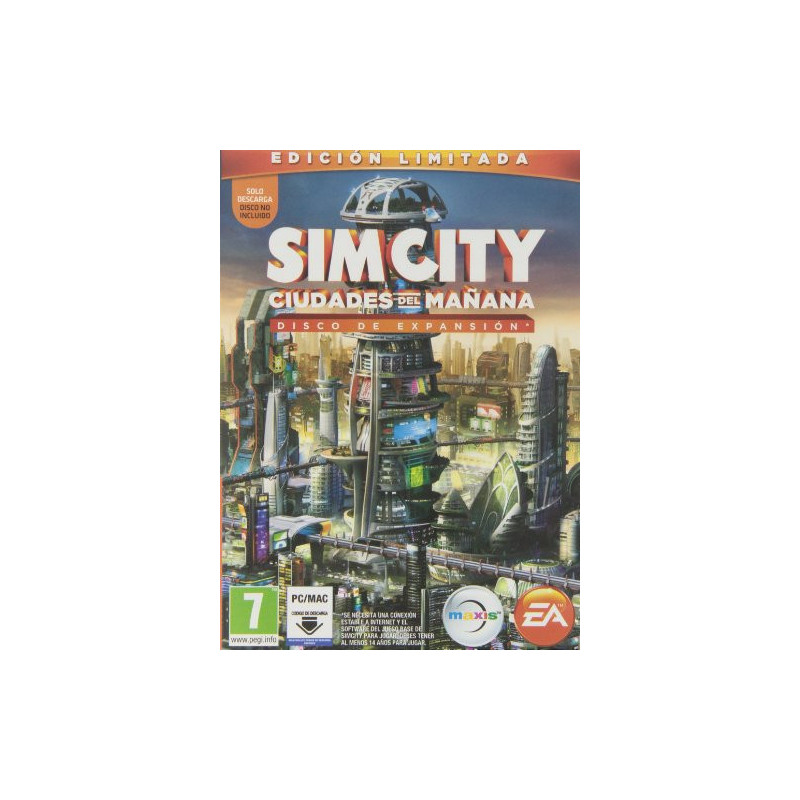 PC SIMCITY, CIUDADES DEL MAÑANA - EXPANSION - SIMCITY, CIUDADES DEL MAÑANA - EXPANSION