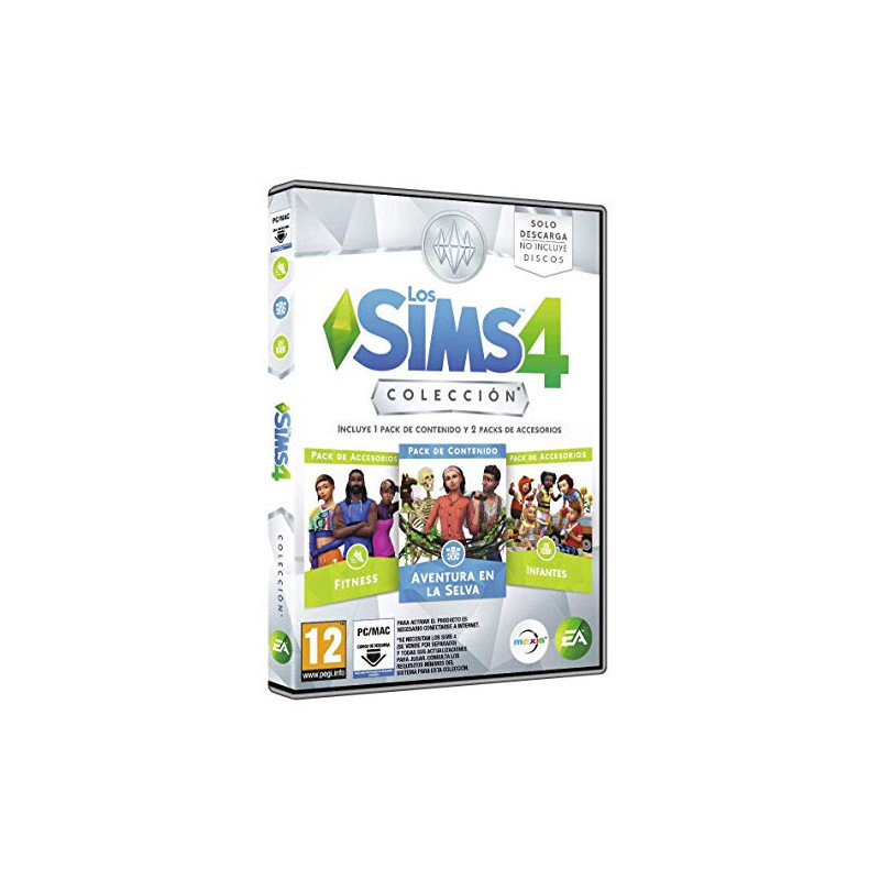 PC LOS SIMS 4 COL.6 -AVENTURA SELVA - COL.6  AVENT.SELVA - FITNESS-IFANTES