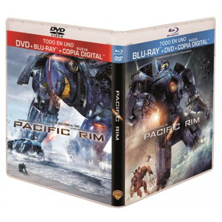 BR PACIFIC RIM + DVD + - PACIFIC RIM + DVD + COPIA DIG.