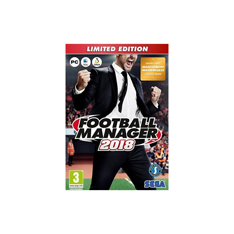 PC FOOTBALL MANAGER 2018 - ED. LIMITADA - FOOTBALL MANAGER 2018 - ED. LIMITADA