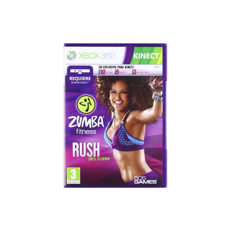 X3 ZUMBA FITNESS RUSH KINECT