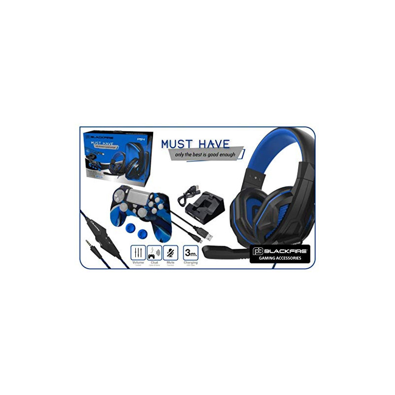 Auriculares Gaming BLACKFIRE Headset BFX-15 PS4