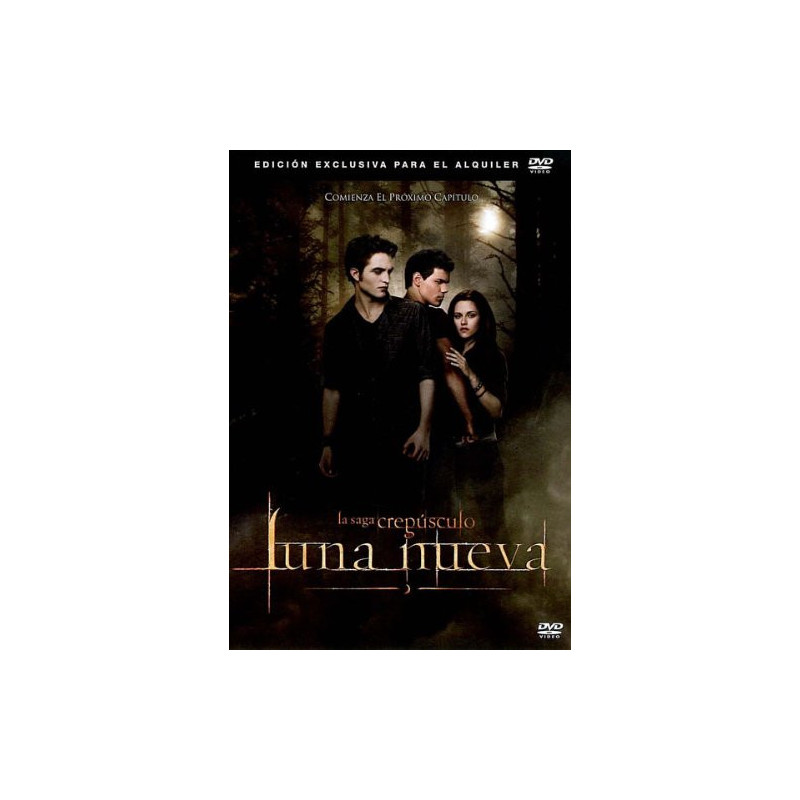 DVD CREPUSCULO LUNA NUEVA - CREPUSCULO LUNA NUEVA