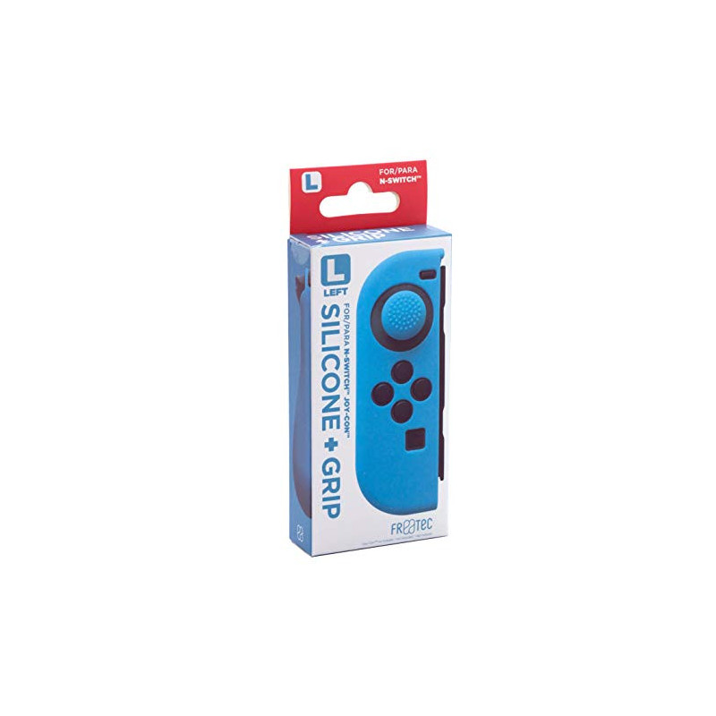 SW FUNDA SILICONA JOY-CON+ GRIP AZUL IZQUIERDO