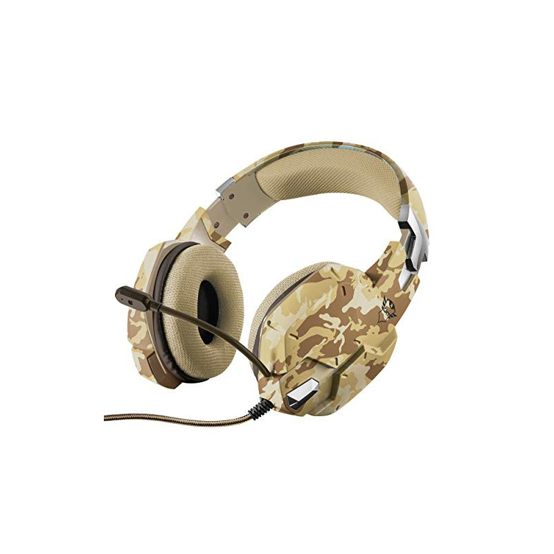 PS4 AURICULARES TRUST CARUS DESERT CAMO