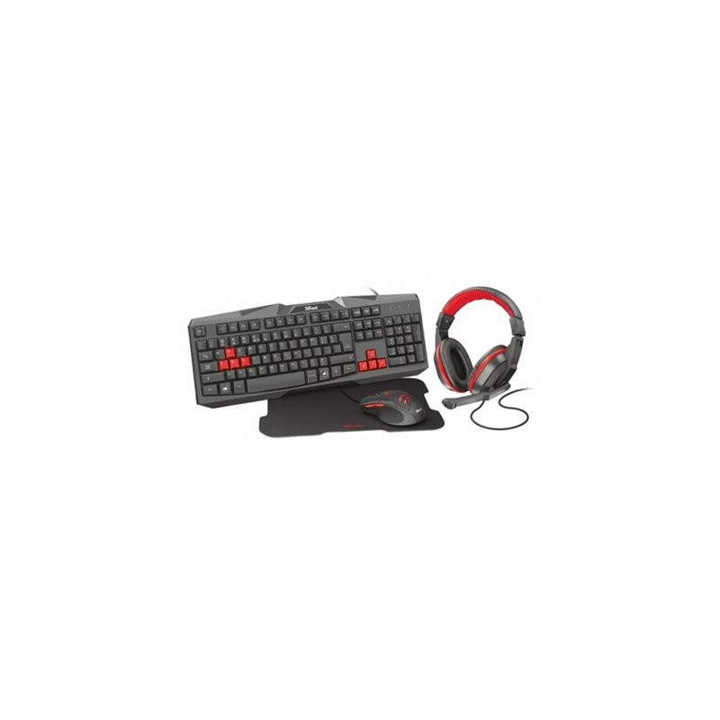 PC PACK GAMER (TECL. + RAT. + HEAD. + AL - TECLADO, RATON, HEADSET Y ALFOMBRILLA