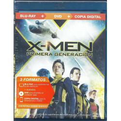 BR X-MEN PRIMERA GENERACION + DVD - X-MEN PRIMERA GENERACION