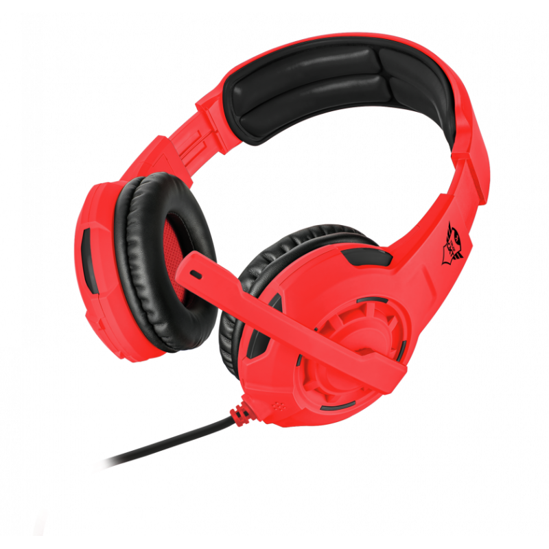 PS4 HEADSET TRUST SPECTRA NEON RED - NEON RED HEADSET TRUST SPECTRA - AURICULARES
