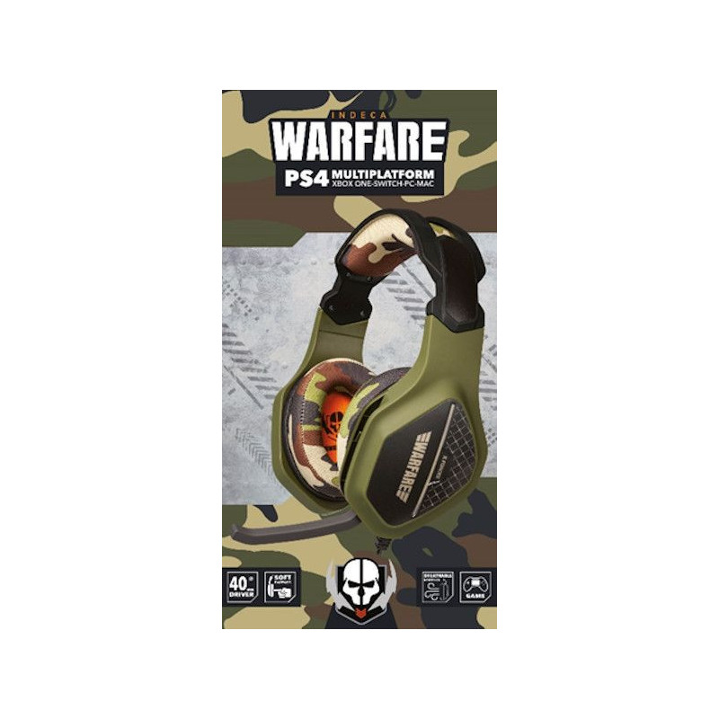 PS4 HEADSET WARFARE MULTIPLATAFORM - HEADSET WARFARE - AURICULARES