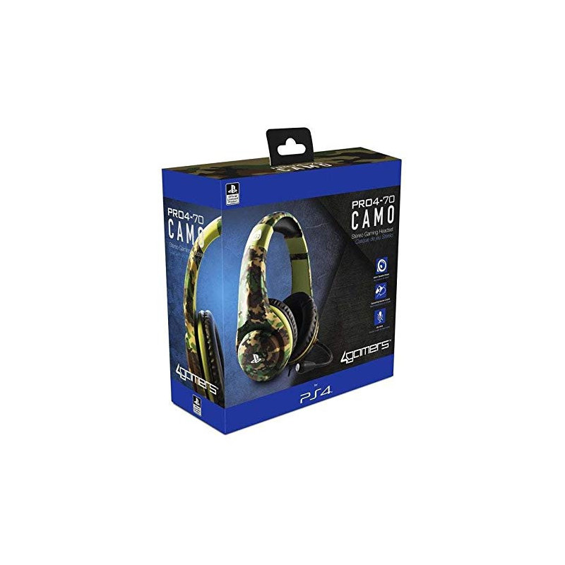 PS4 HEADSET PRO4-70 CAMO VERDE