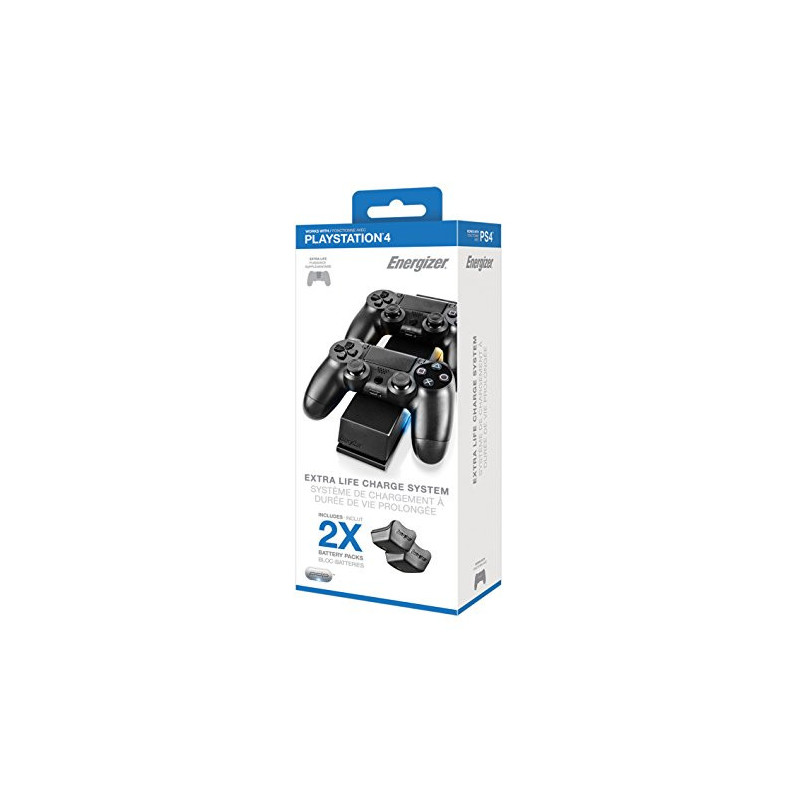 PS4 CARGADOR ENERGIZER + 2 BATERIAS