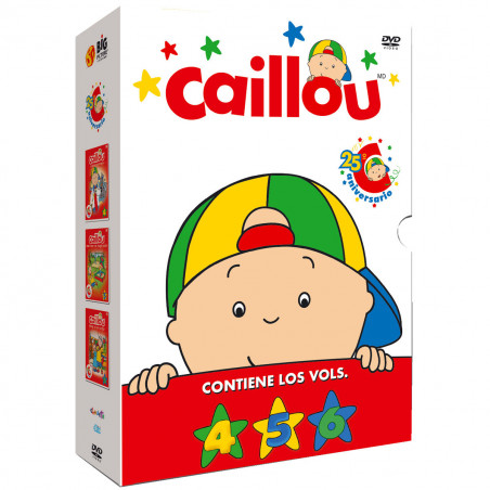 DVD CAILLOU 4-5-6 - CAILLOU COLECC. 4-5-6