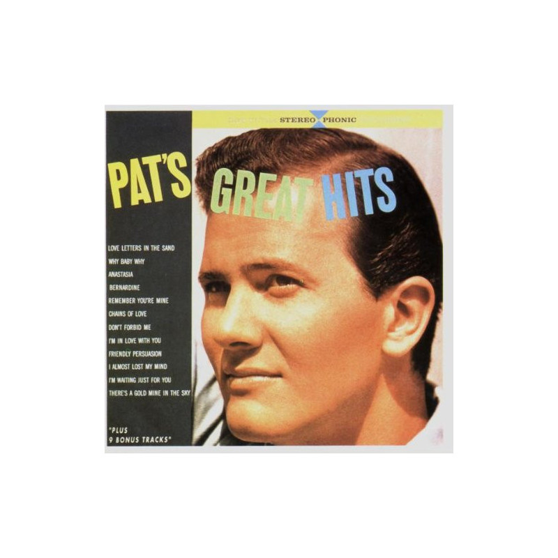 PAT BOONE - PAT'S GREAT HITS