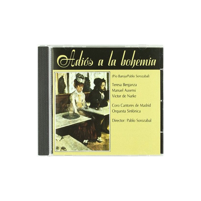 ZARZUELA - ADIOS BOHEMIA-SOROZABAL/BERGAN