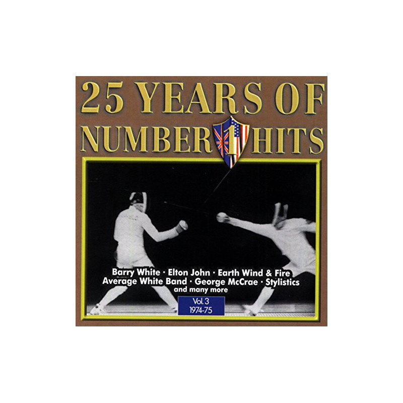 VARIOS 25 YEARS OF NUMBER 1 HITS - VOL. 3, 1974-1975, 25 YEARS OF No.1 HITS