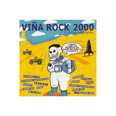 VARIOS VIÑA ROCK 2000 - VIÑA ROCK 2000 -5º FESTIVAL ARTE NATIVO