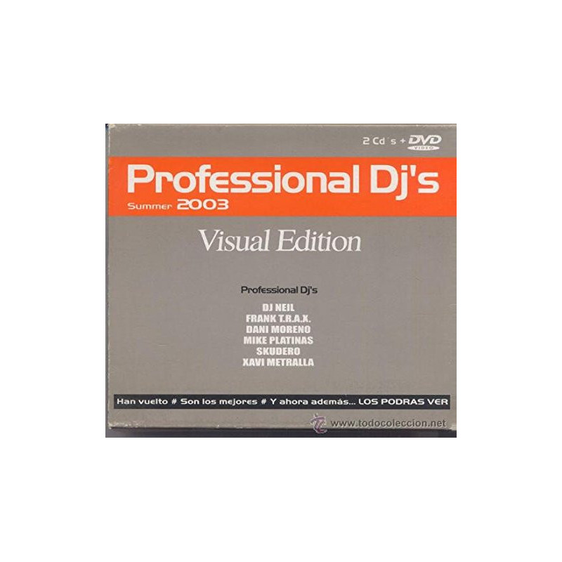 VARIOS PROFESSIONAL DJ'S SUMMER 2003 - PROFESSIONAL DJ'S SUMMER - VISUAL EDITIO