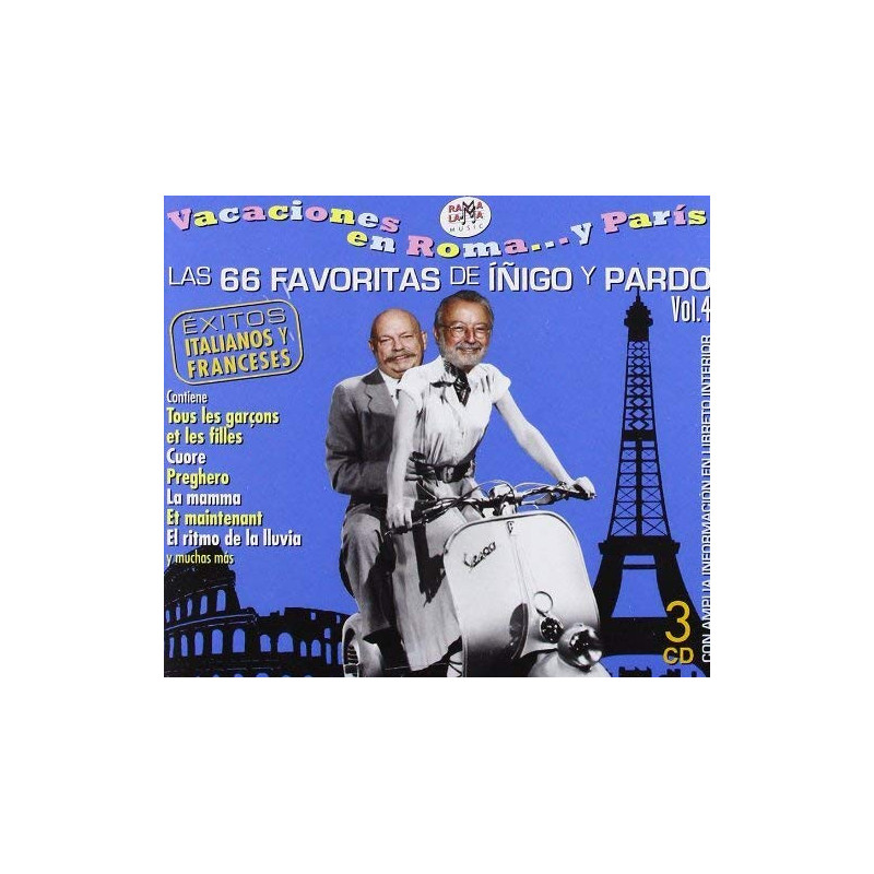 VARIOS LAS 66 FAVORITAS IÑIGO Y PARDO - LAS 66 FAVORITAS ITALIANO Y FRANCES