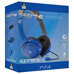 PS4 AURICULARES PRO4-40 AZUL 4GAMERS