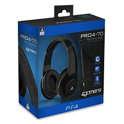 PS4 AURICULARES PRO4-70 NEGRO 4GAMERS