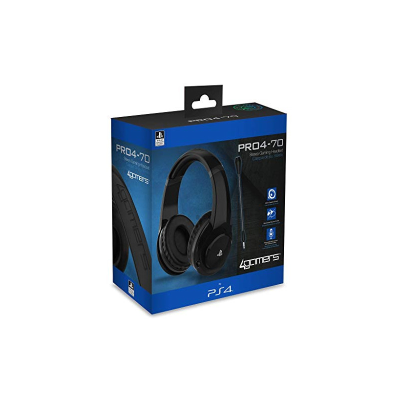 PS4 AURICULARES PRO4-70 NEGRO 4GAMERS