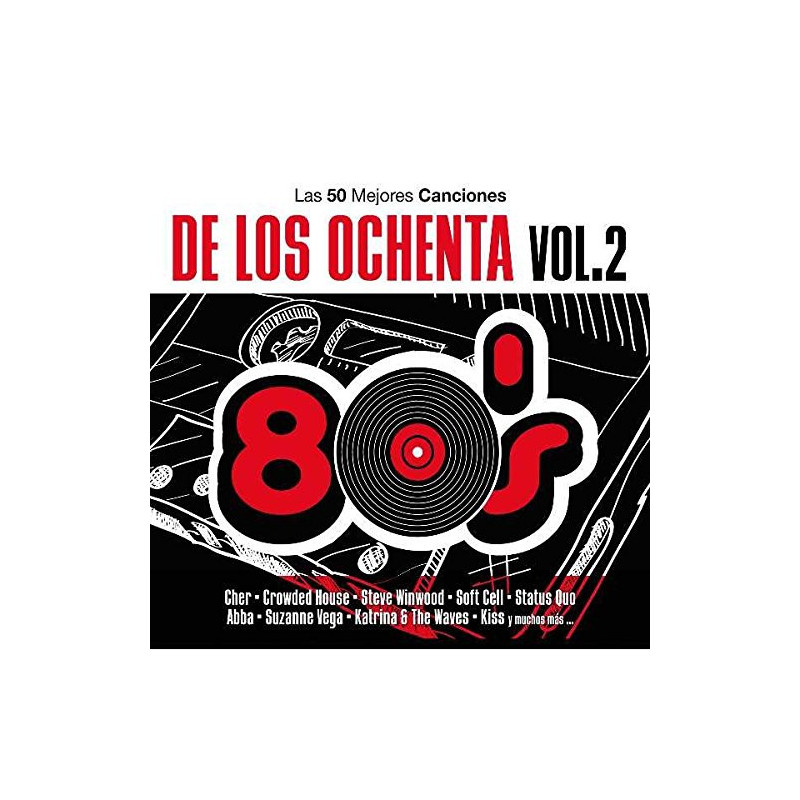 VARIOS 50 MEJORES CANCIONES 80 VOL.2 - 50 MEJORES CANCIONES 80 VOL.2