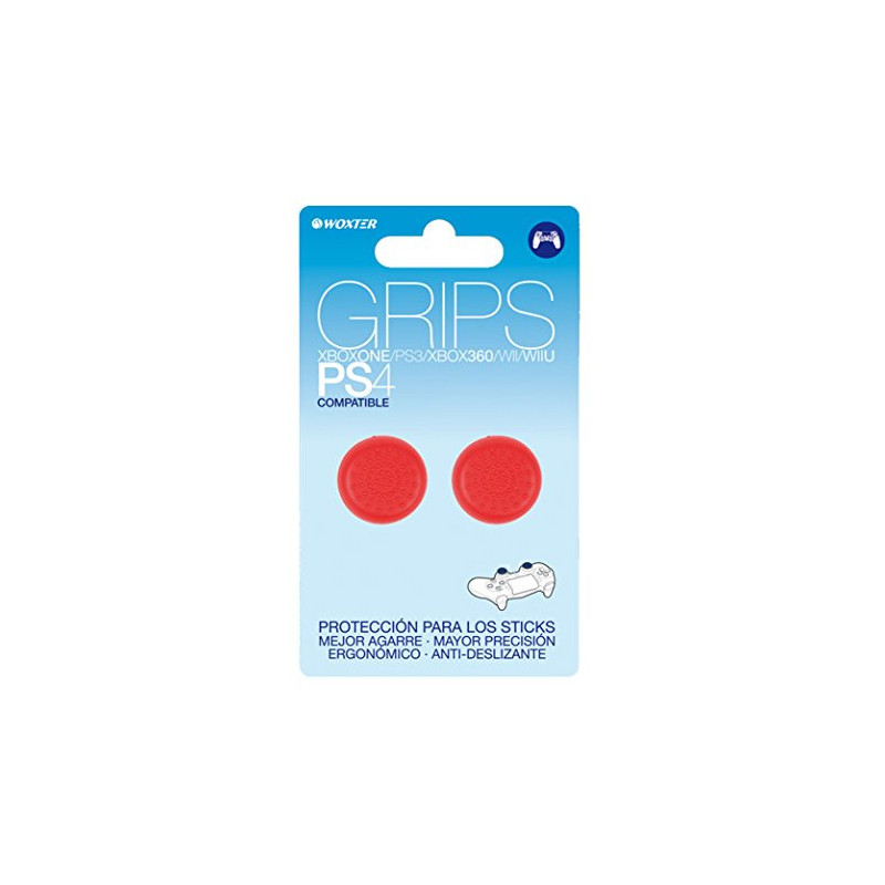 PS4 GRIPS ROJOS WOXTER