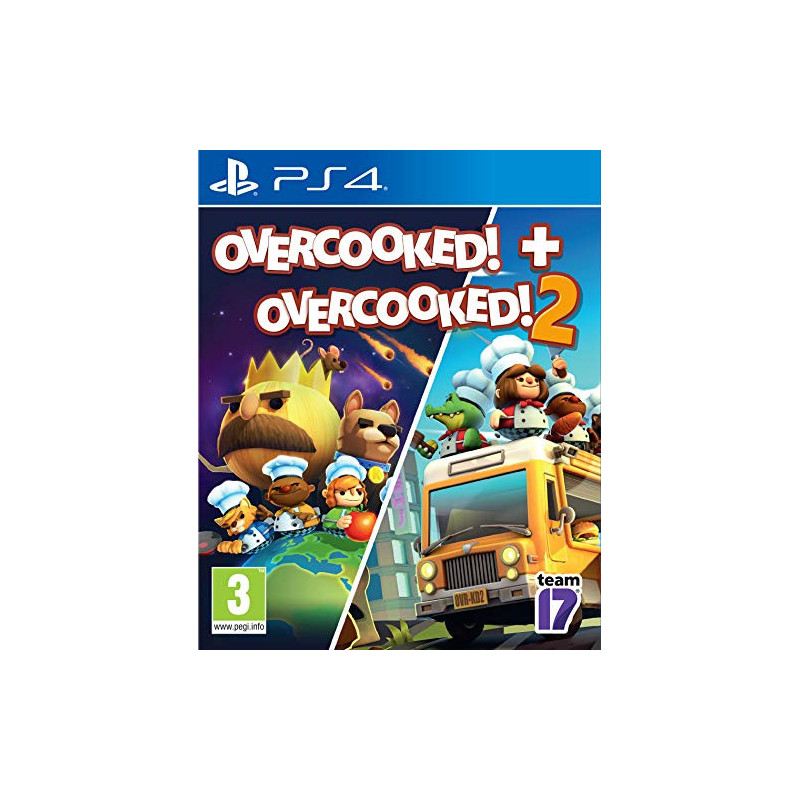 PS4 OVERCOOKED + OVERCOOKED 2