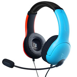 SW HEADSET LVL40 AZUL/ROJO...