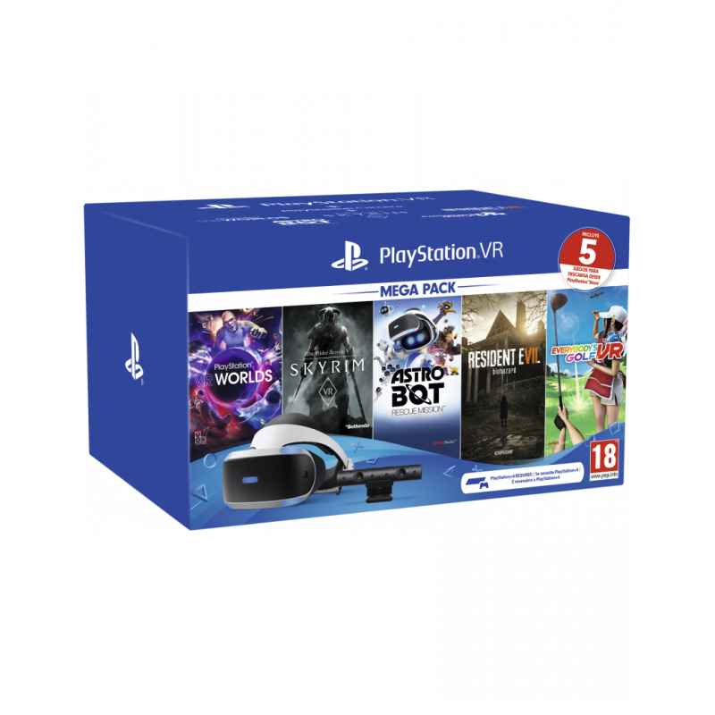 PS4 PLAYSTATION VR MEGA PACK 2.0