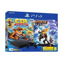 PS4 CONSOLA SLIM 1TB. + CRASH + RATCHET