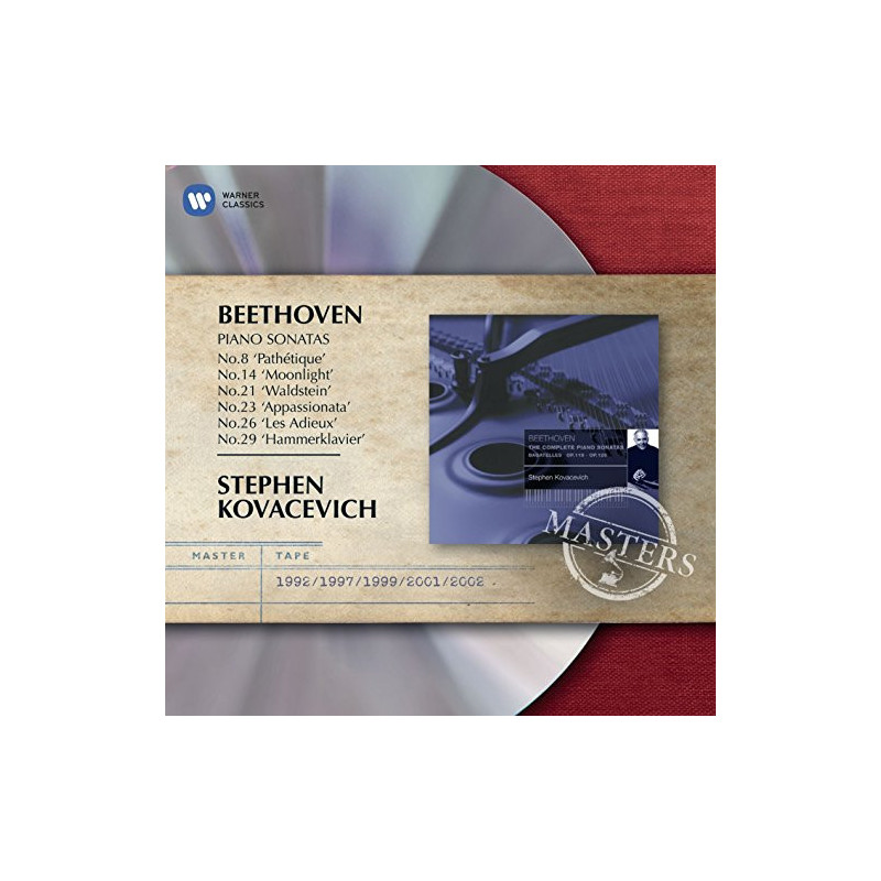 BEETHOVEN - PIANO SONATAS, 8,14,21,23,26,29