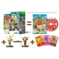 WIIU ANIMAL CROSSING, AMIIBO FESTIVAL + AMIIBO ANIMAL CROSSING, AMIIBO FESTIVAL