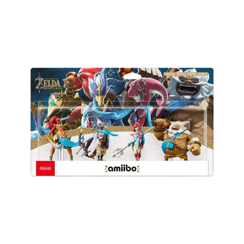 AMIIBO FIGURA ZELDA PACK URBOSA-REVALI - URBOSA-REVALI-MIPHA-DARUK PACK