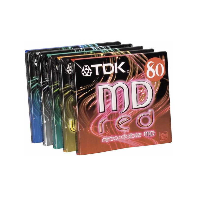 TDK MINI DISC 80 - PACK 5