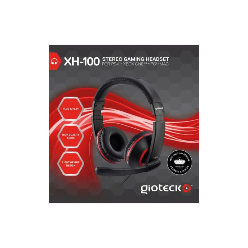 PS4 AURICULAR ESTEREO CABLE XH-100 GIOTECK